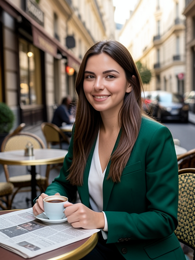 Parisian-style cafe